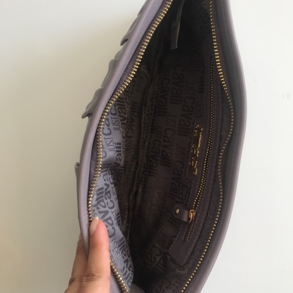 Authentic Just Cavalli Leather clutch - Picture 3 of 8